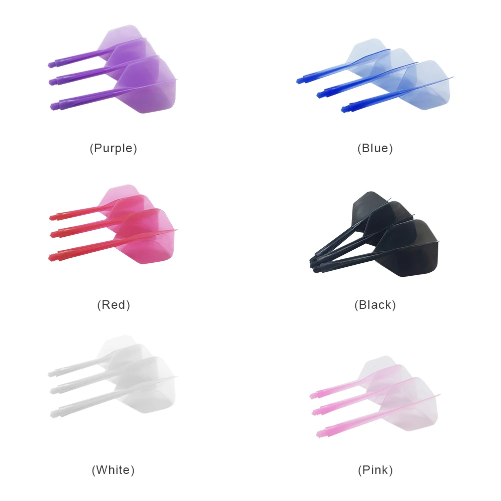 3 قطعة رحلات رمي السهام المتكاملة والأعمدة المضادة للسقوط مهاوي بلاستيكية رحلات السهام للعب في الأماكن المغلقة والخارجية