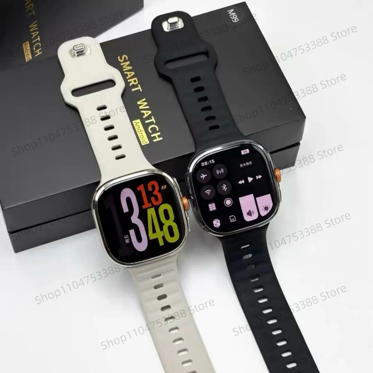 2025 جديد M99 Smartwatch الإصدار العالمي 2.4 بوصة AMOLED شاشة إدراج بطاقة Sim GPS WiFi 190 ° لعبة الكاميرا الدوارة أندرويد 10.0 #2