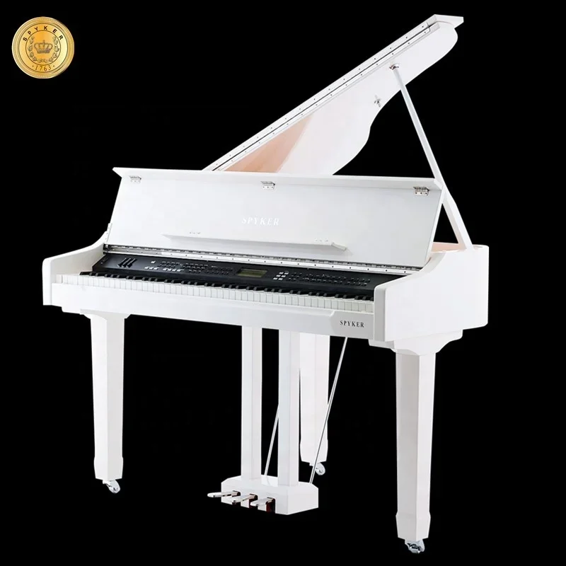 

Grand Digital Piano HD-W100 Professional Piano Silent System White Glossy