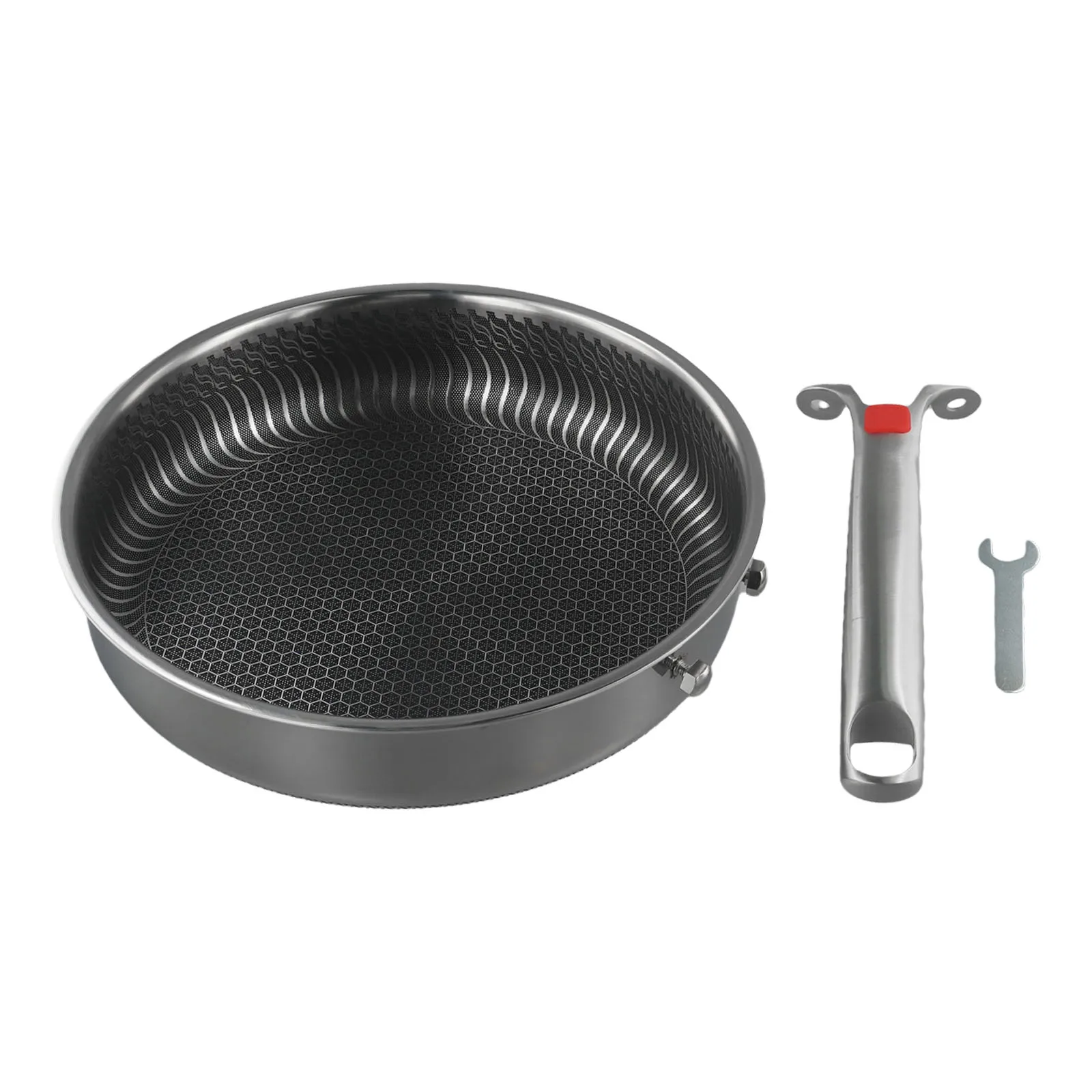 Stainless Steel Frying Pan Home Kitchen Texture Thicken Stoves Cooker Craftsmanship Gas Induction Long Lasting
