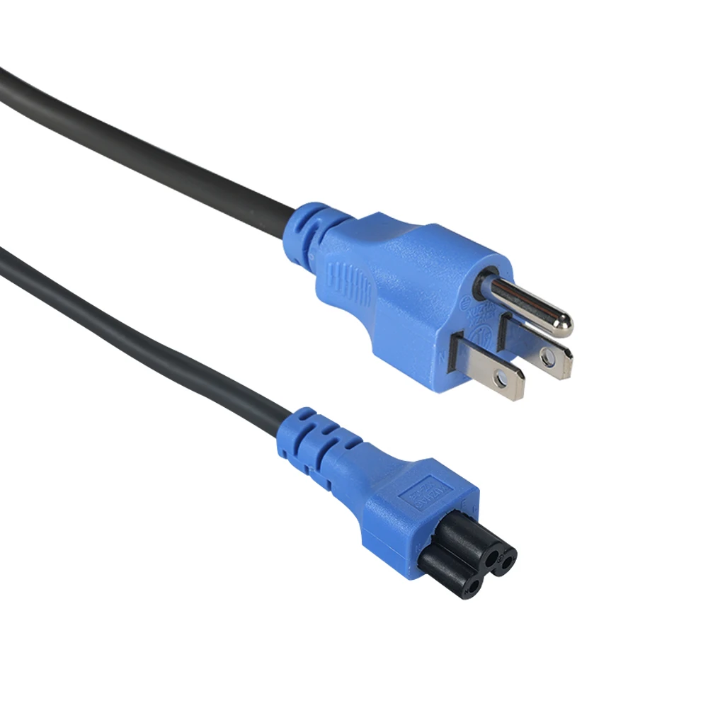 عالية الجودة المورد 3Ft أسلاك الطاقة NEMA 5-15P إلى C5 سلك الطاقة سلك الطاقة مع المكونات الأمريكية