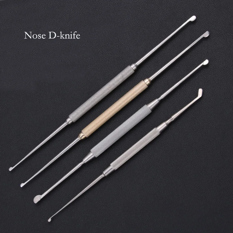 Rhinoplasty D-type knife d nose comprehensive cutting knife single and double head surgical tools nasal septum instrument