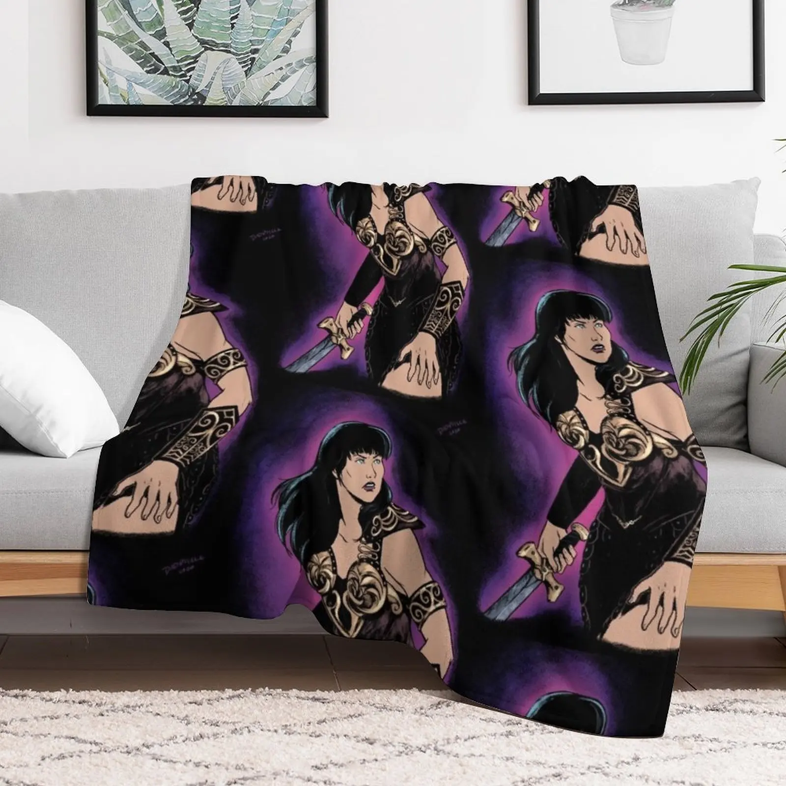 Bold Xena Throw Blanket Hairys Decorative Throw Warm Fashion Sofas Blankets