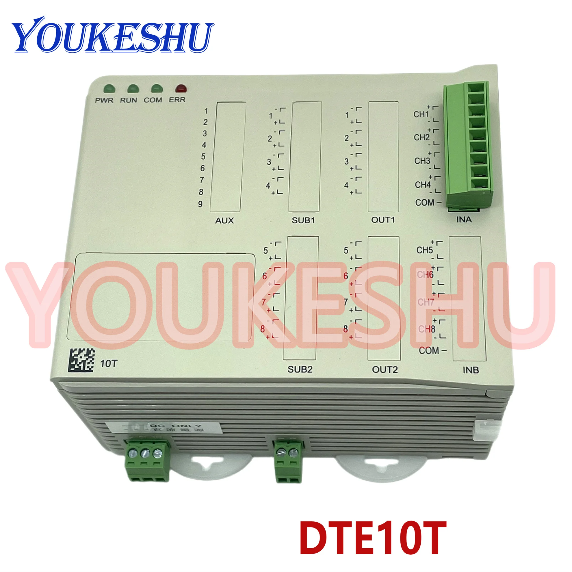 New original DTE10T Temperature Controller 4 Way Thermocouple Input Host In Box