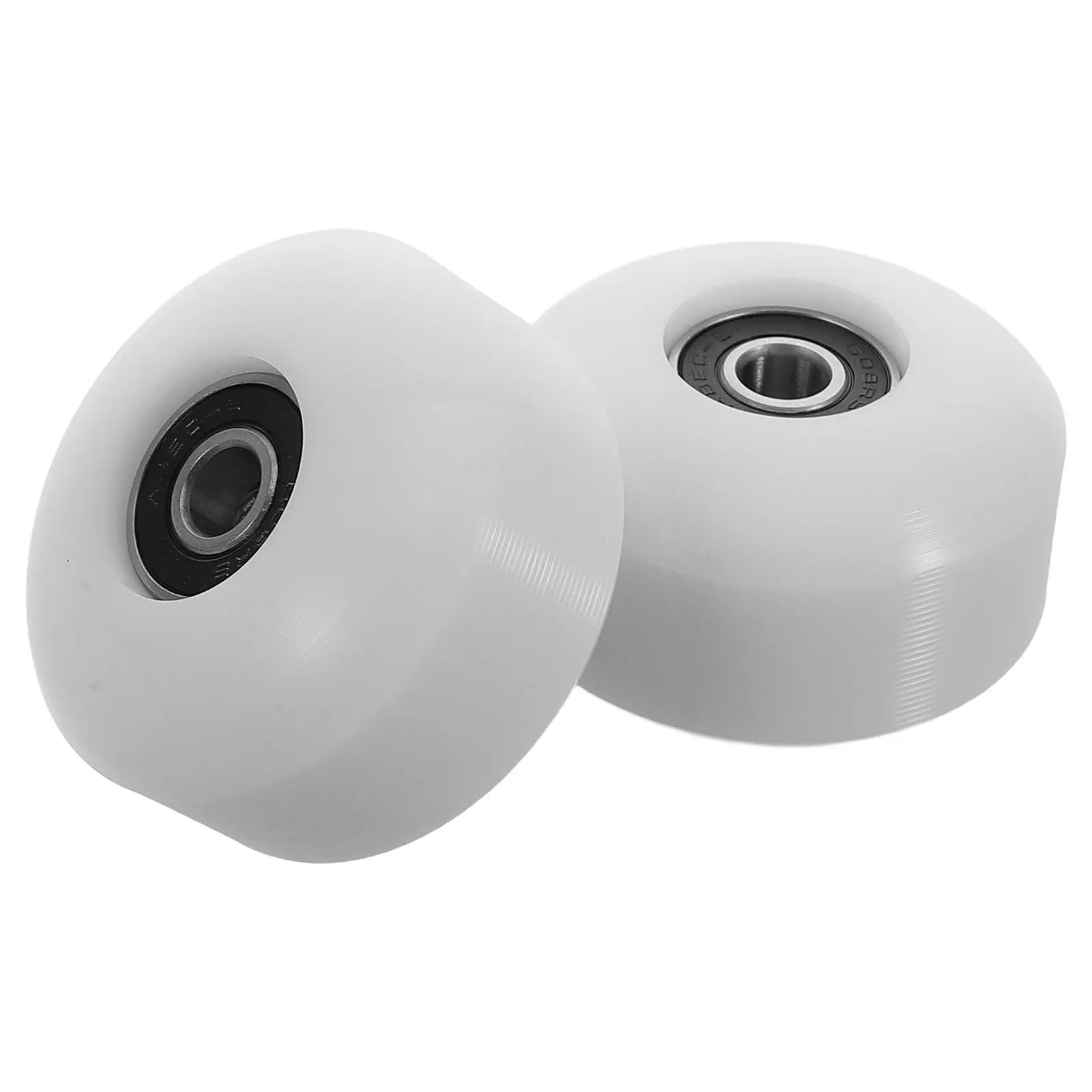 

2Pcs PU Skateboard Wheels High Hardness Smooth Riding Street Replacement Professional Skateboard Wheel Set Skate Toe Guards