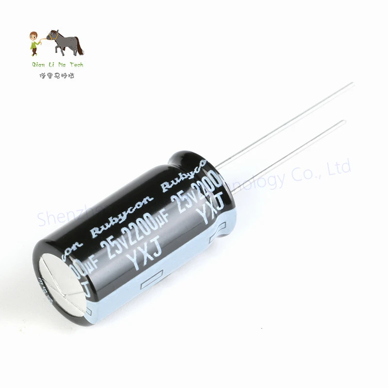 New Original 25V 2200uF ±20% 25YXJ2200MFFC12.5X25 DIP Electrolytic Capacitor 25YXJ2200M12.5X25