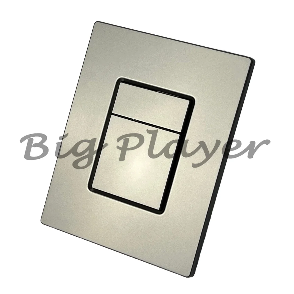 

Hidden Tank Flush Button for Bathroom Toilet Buttons of Various Shapes and Colors with Flush Plate