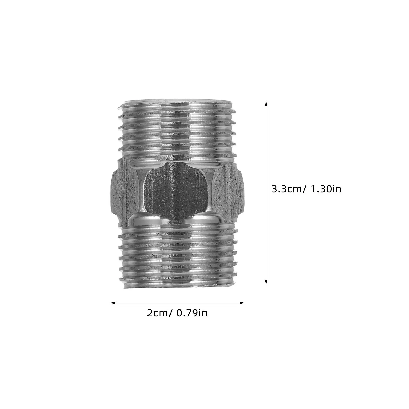 10 قطعة الفولاذ المقاوم للصدأ 4-نقطة موضوع خارجي وصلة أنابيب ل Pex أنابيب الحديد النحاس مانعة للتسرب موصل السباكة اقتران