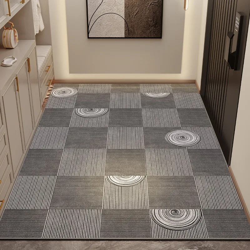 

Nordic Entrance Door Mat Modern Advanced Large Area living room Coffee Table Non-slip Rug Bedroom Bedside Soft Floor Mat Tapis