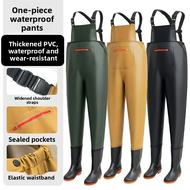 thickened-waterproof-fishing-overalls-half-body-rain-pants-with-boots-fish-catching-clothing-for-men-winter-fishing-gear