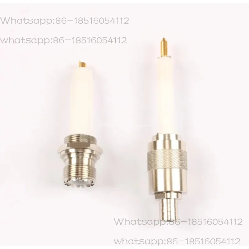 

10kV High Voltage Connector with Locking Microwave Source Terminal Cable Head Metal Coaxial Welding KC25202