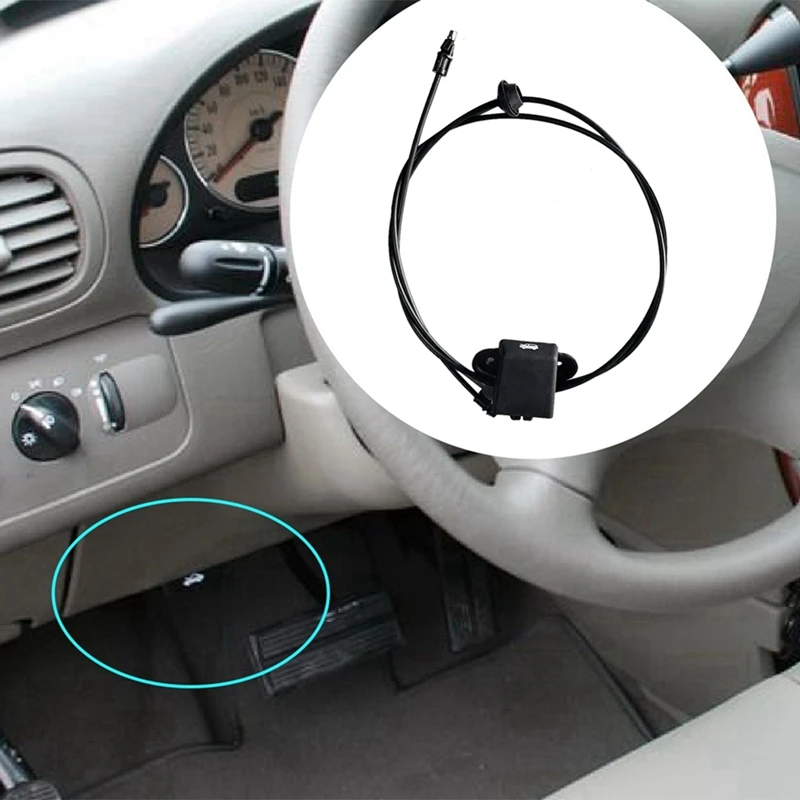 

Выпускная ручка и кабель капота автомобиля 68002784AA для Dodge Caravan Chrysler Town Grand Voyager 4717517AC Pull Рычажный фиксатор