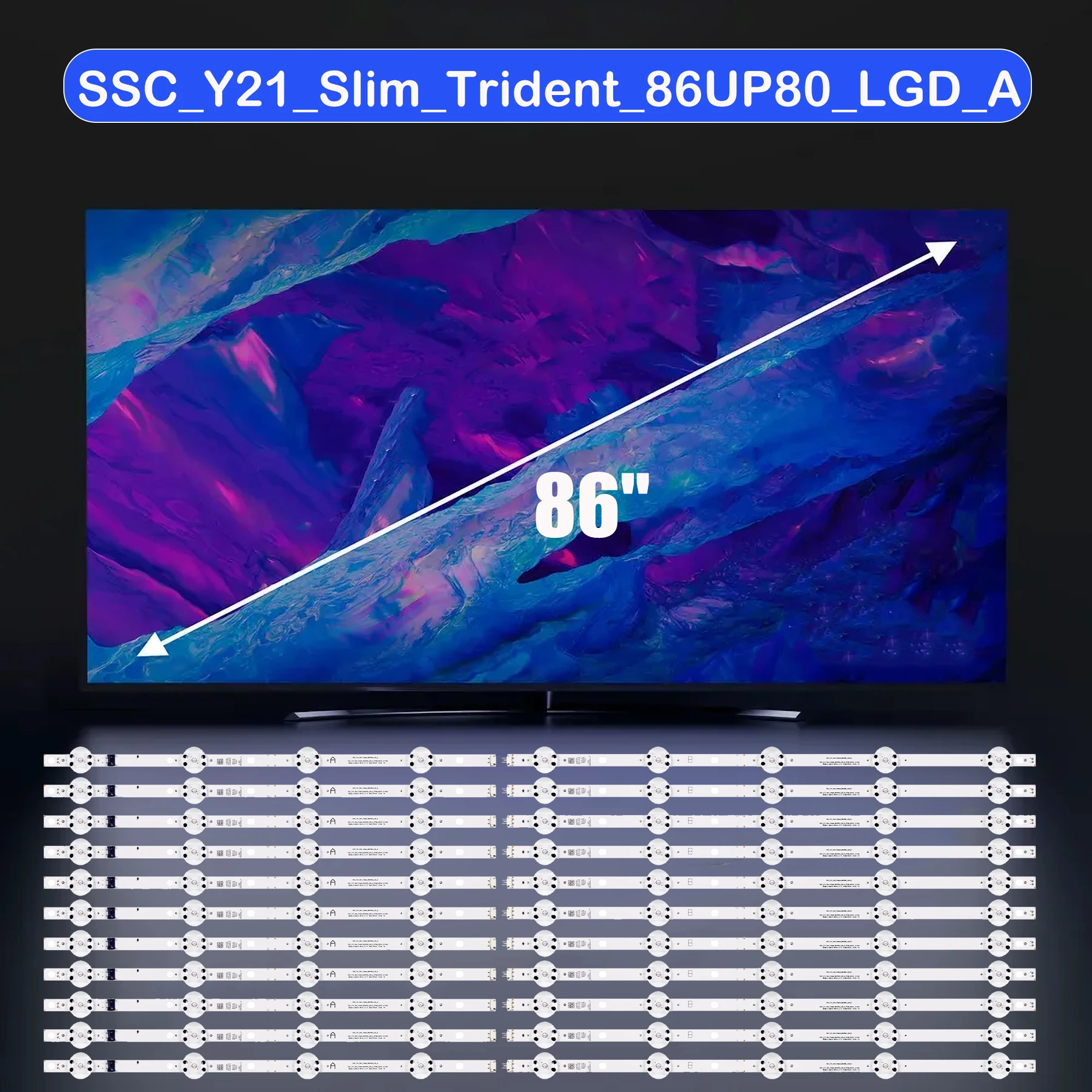 

LED BackLight Strip For 86UP80009LR 86UP81003LR 86UQ80006LA.BEKIUP 86UQ91006LA.BEKYUP 86NANO75UPA 86UP8770PUA