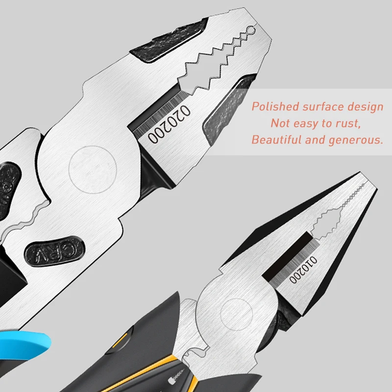 DTBD เกรดอุตสาหกรรมคีมสายไฟเครื่องตัดเข็มจมูก Nipper ตัด Crimping Multifunction อุปกรณ์ทำมือ