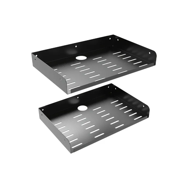 12 X 8 Inch Deep Metal Floating Shelf Multi Scene Wall Storage Rack For Living Room Bedroom Bathroom Kitchen Garage Office