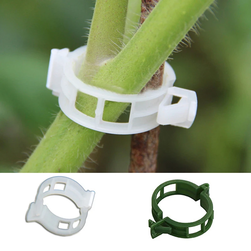 1pc Clips Tools Plastic Binding Vine Clips Twine Plant Support Trellis Twine Garden Veggie Useful Hanging Vine Fixing Clips