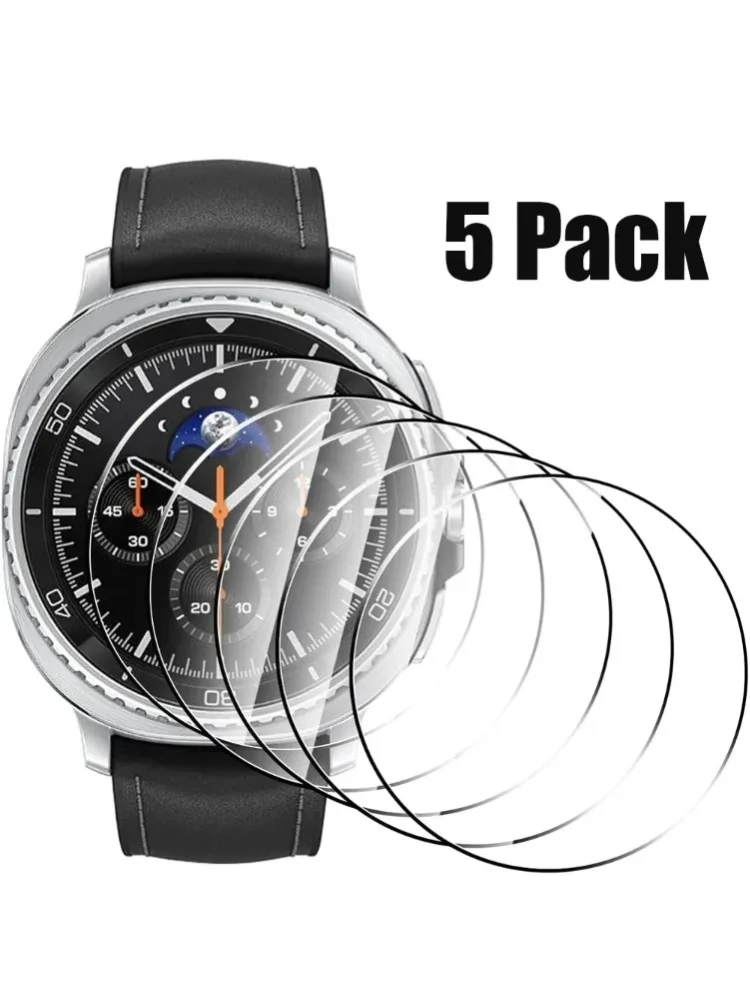 Gehärtetes Glas für Samsung Galaxy Watch 8/8 Classic 46mm 44mm 40mm Zubehör HD Hydraulikfolie Galaxy Watch 8 Displayschutzfolie