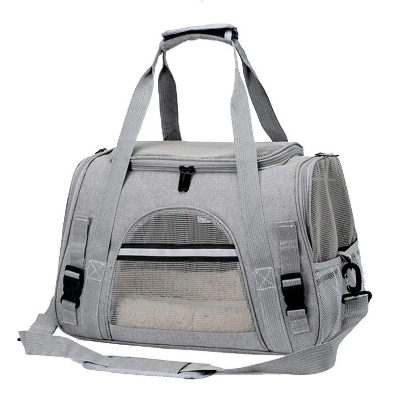 Sac de transport pliable pour chat et petit chien, sac à main d'extérieur Portable pour voyage en voiture et Camping