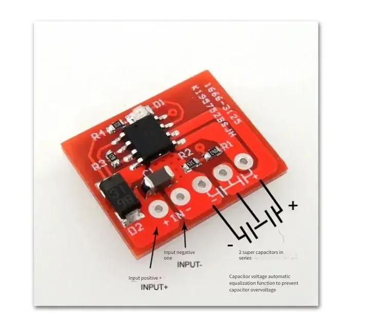 Super Capacitor Equalization Charging Management / Solar Lithium Battery Charging Panel / Maximum 900mA Current / Cn3125