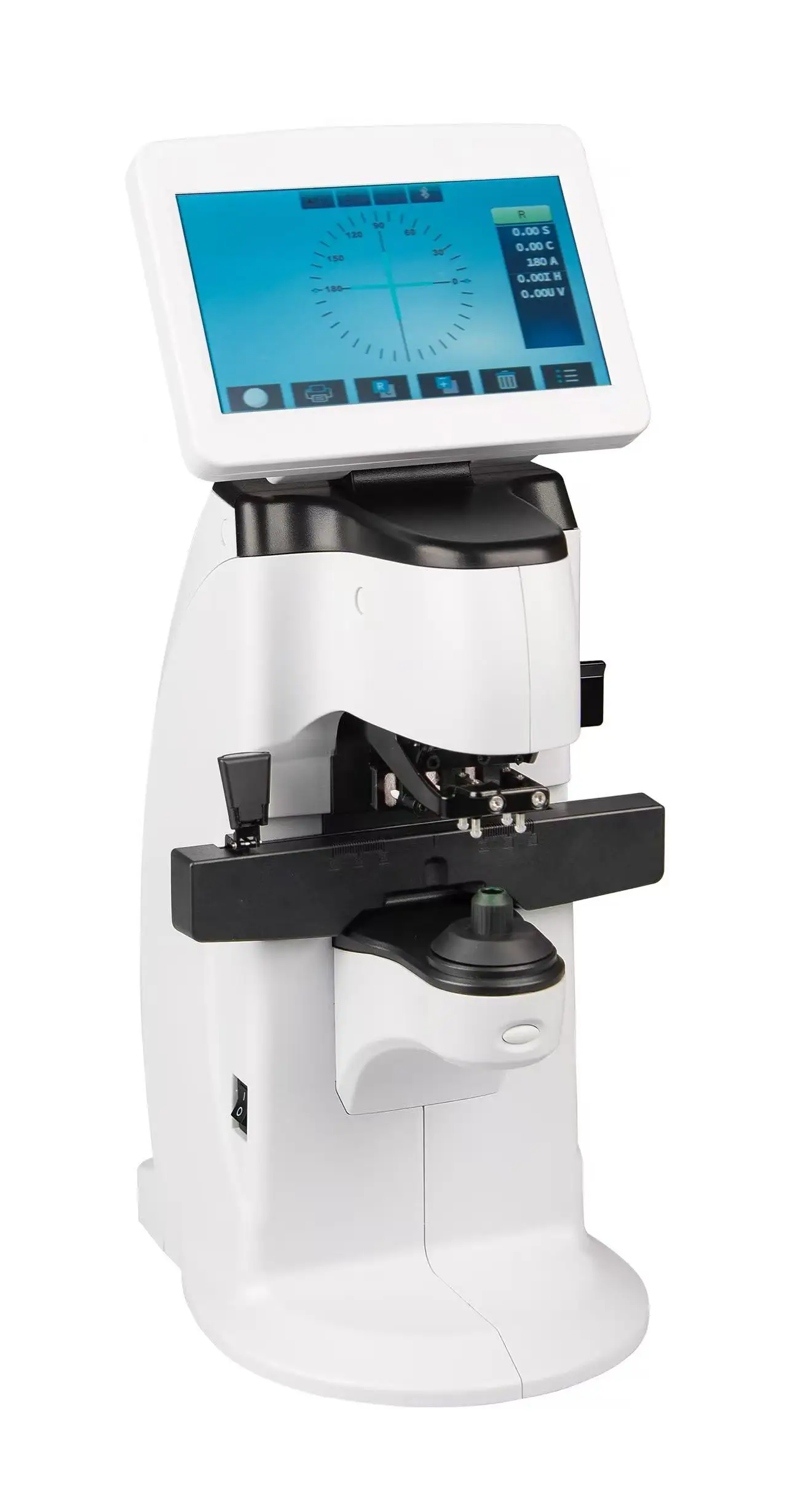 7 Inch Touch Screen Auto Lensometer with Blue Green Light Test Digital Focimeter Optical Optometry Equipment Auto Lensmeter