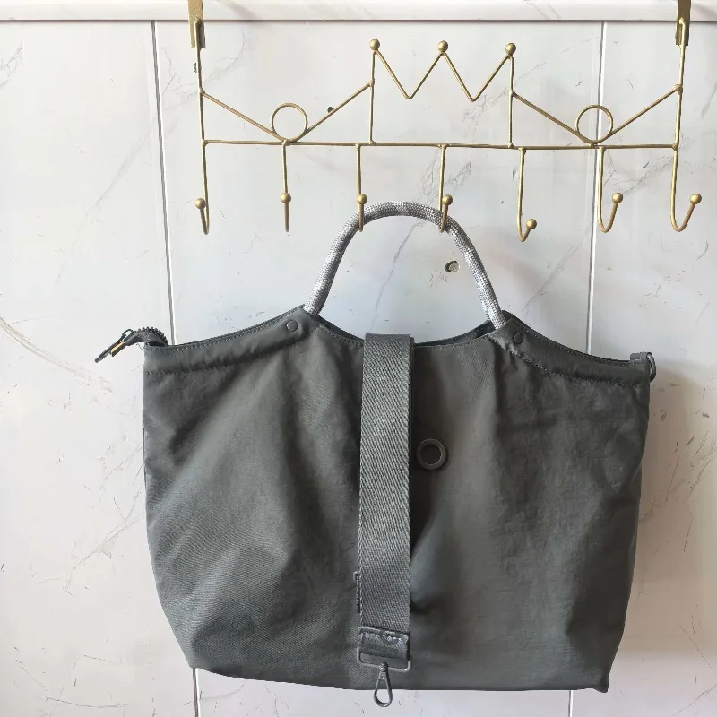 2026 Fashion Simple Letter Canvas Bag, Commuter Handbag, Large Capacity Handbag, Women's Bag