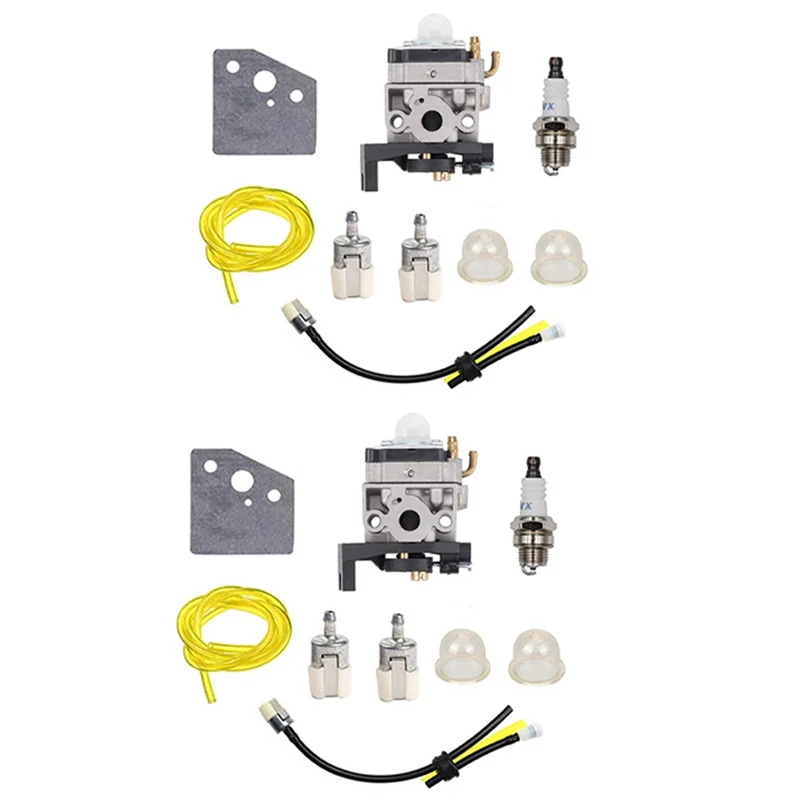 

ABUF-2X Carburetor Gasket Spark Plug Fuel Pipe Assembly For Honda GX25 GX35 GX 25 35 HHT35 HHT35S FG110 Lawn Mower Engine