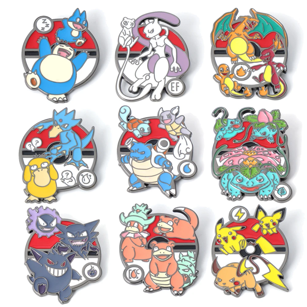 Cool Anime Game Enamel Pins Lapel Pins for Backpacks Men Women Brooches on Clothes Cartoon Badges Jewelry Accessories