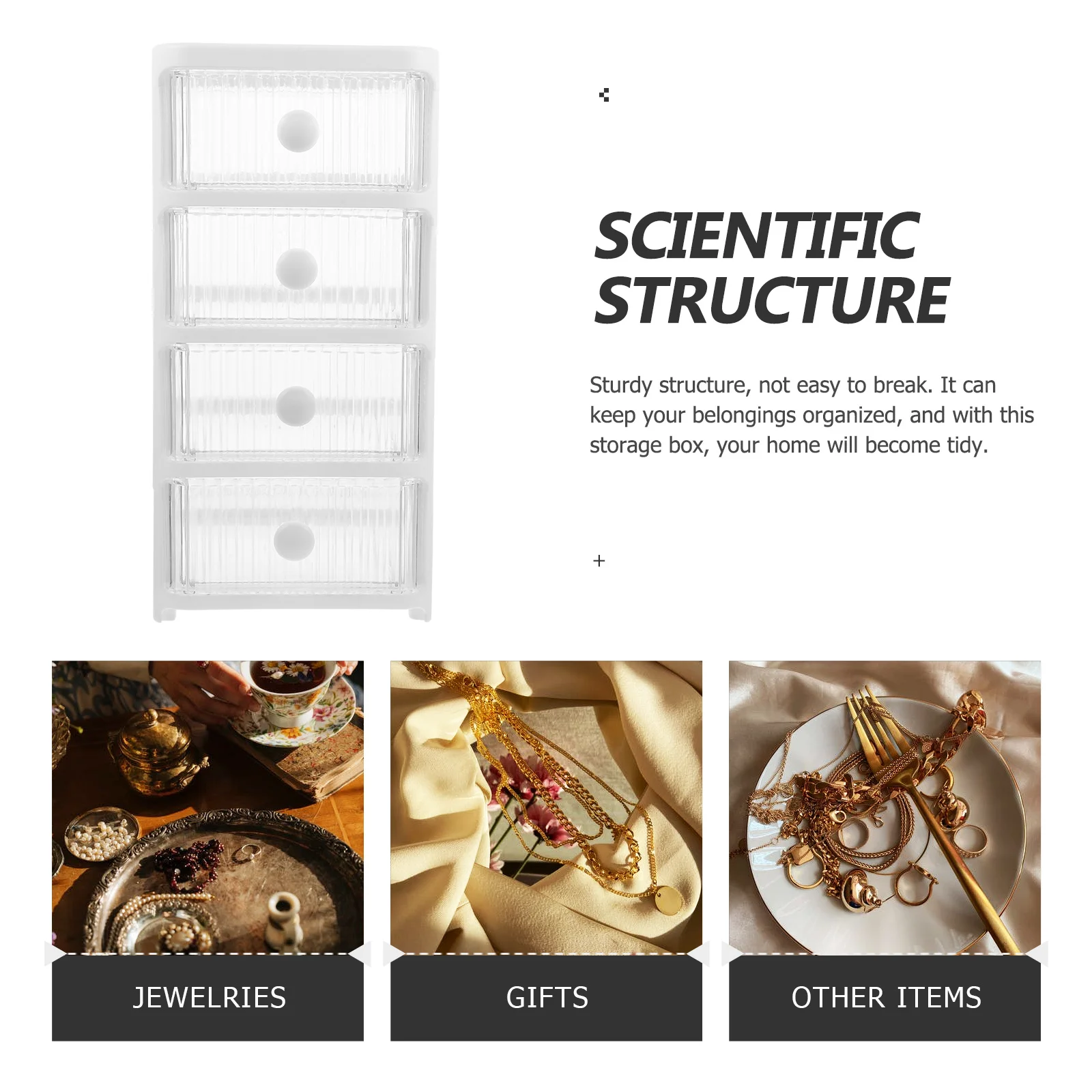 

Drawer Type Organizer Multi Compartment Desktop Storage for Office School Home Use Organizer Neat Tidy Organization