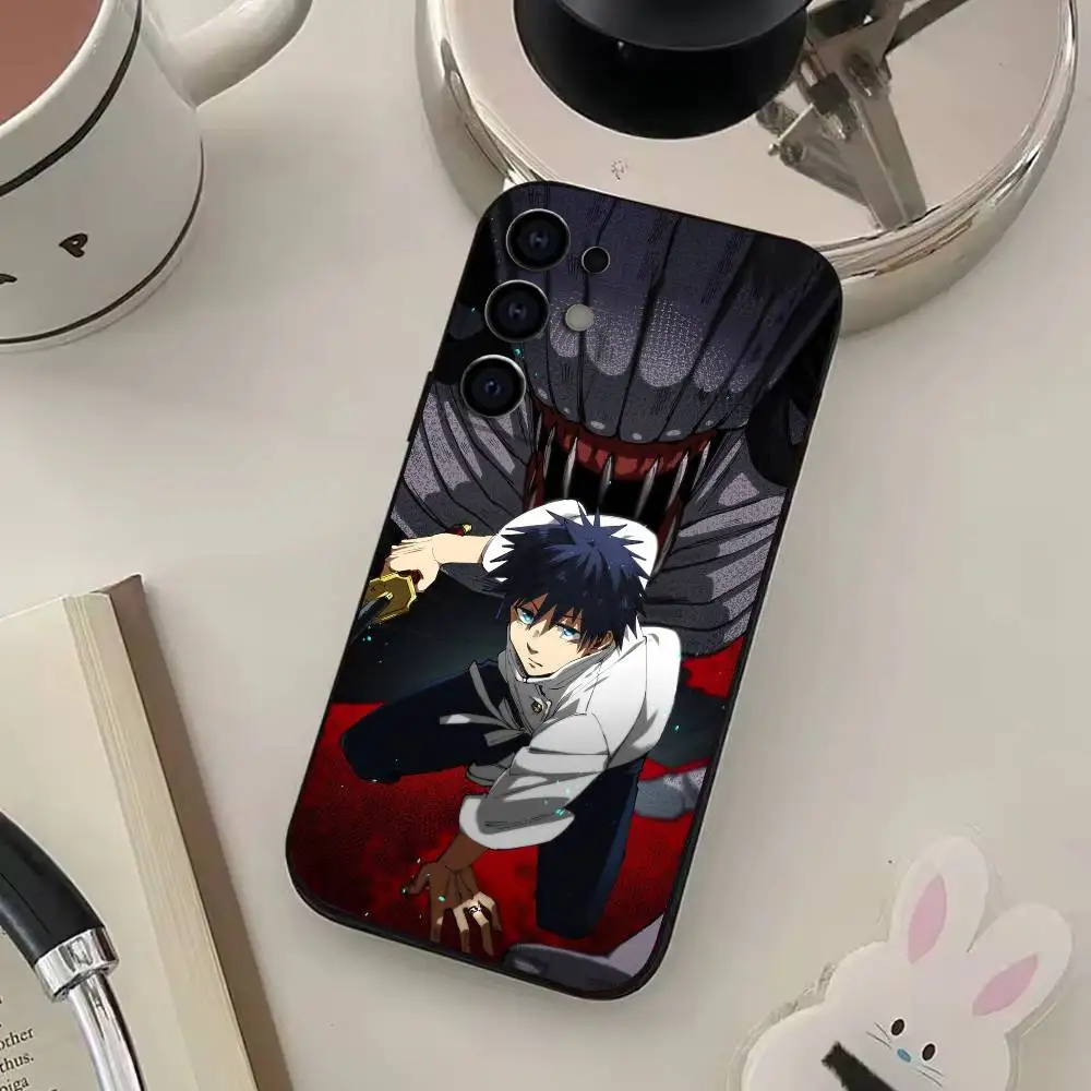 O-Okkotsu Yuta j-jujutsu k-kaisen funda de teléfono para Samsung S25,S24,S21,S22,S23,S30,Ultra,S20,Plus,Fe,Lite,Otros funda negra suave
