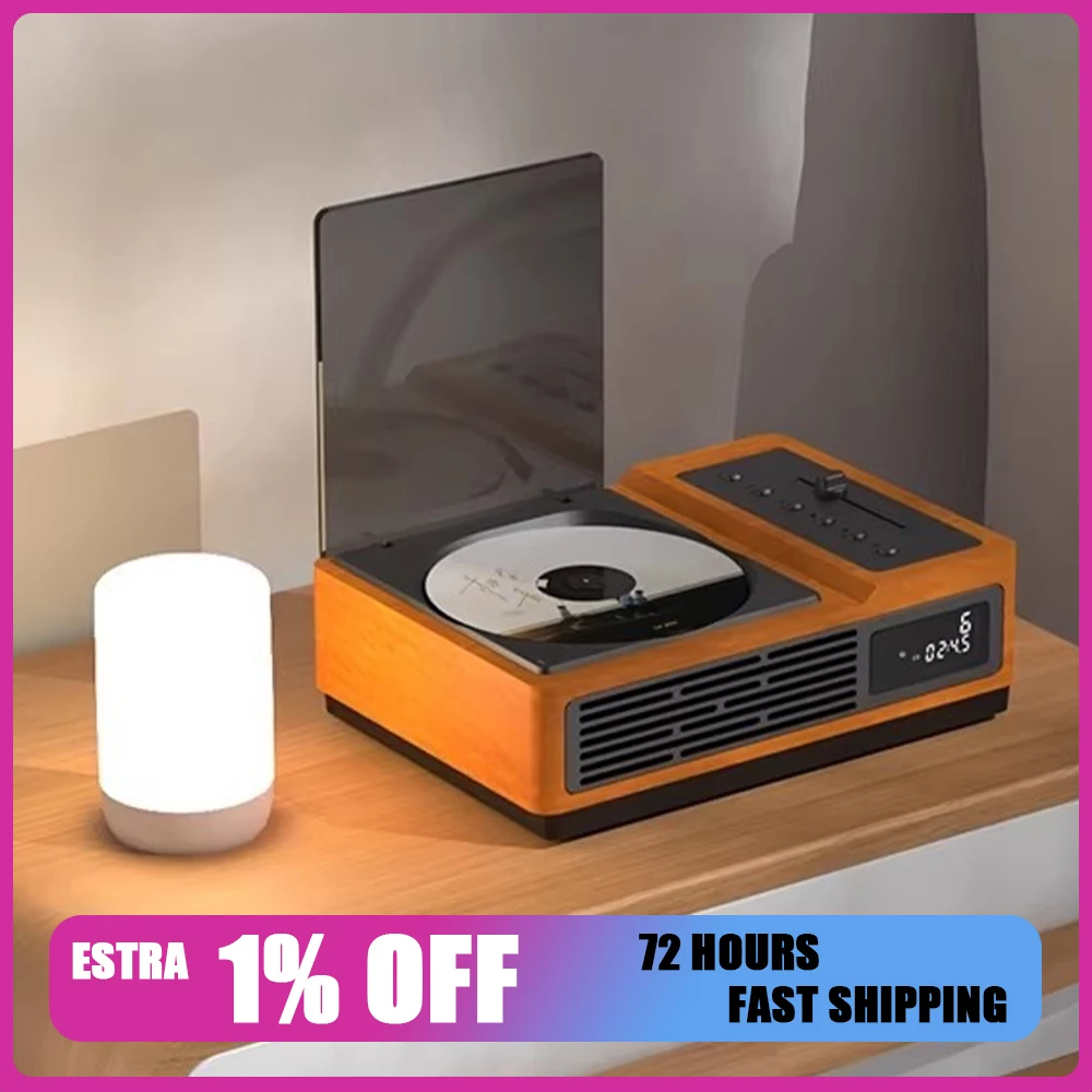 

CD-плеер THINKYA R02 с поддержкой воспроизведения без потерь качества звука, выход Bluetooth, аудиовыход 3,5 мм/оптический волоконный выход, поддержка CD-DA/MP3