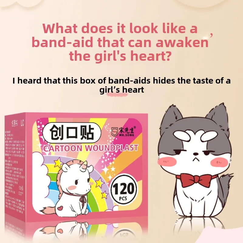 Cute Cartoon Children Band Aid Waterproof Breathable Adhesive Bandages First Aid Emergency Hemostatic Sterile Stickers for Kids
