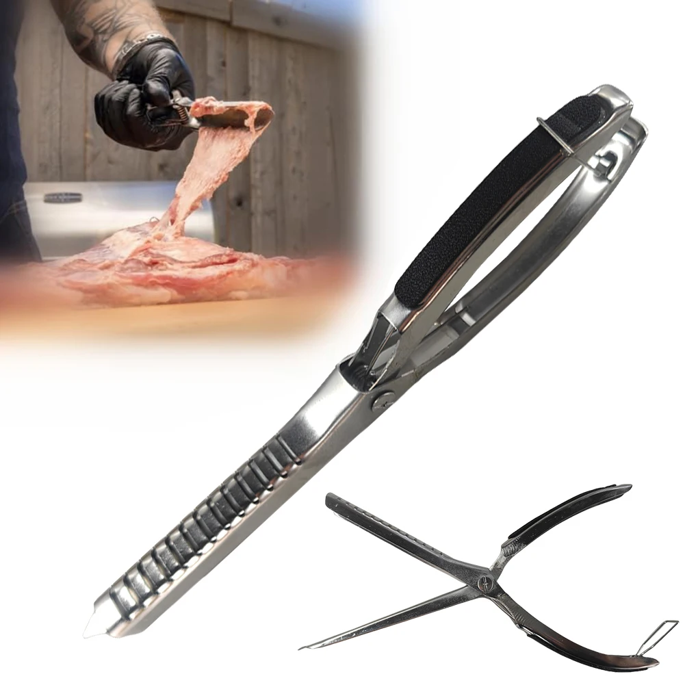 

Rib Prep Tool for BBQ Enthusiasts Stainless Steel Tool Kit for Easy Membrane Removal