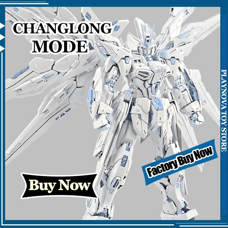 

Новинка: CHANGLONG 7701 MG 1/100 Strike Freedom Twilight White MGEX, набор для сборки модели, аниме-фигурка, коллекционная игрушка, подарок для мальчика