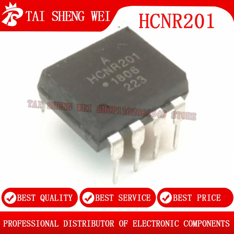 5pcs/lot HCNR201 SOP-8 A-HCNR201 HCNR201 DIP-8 Simulation of photoelectric coupler New original In Stock