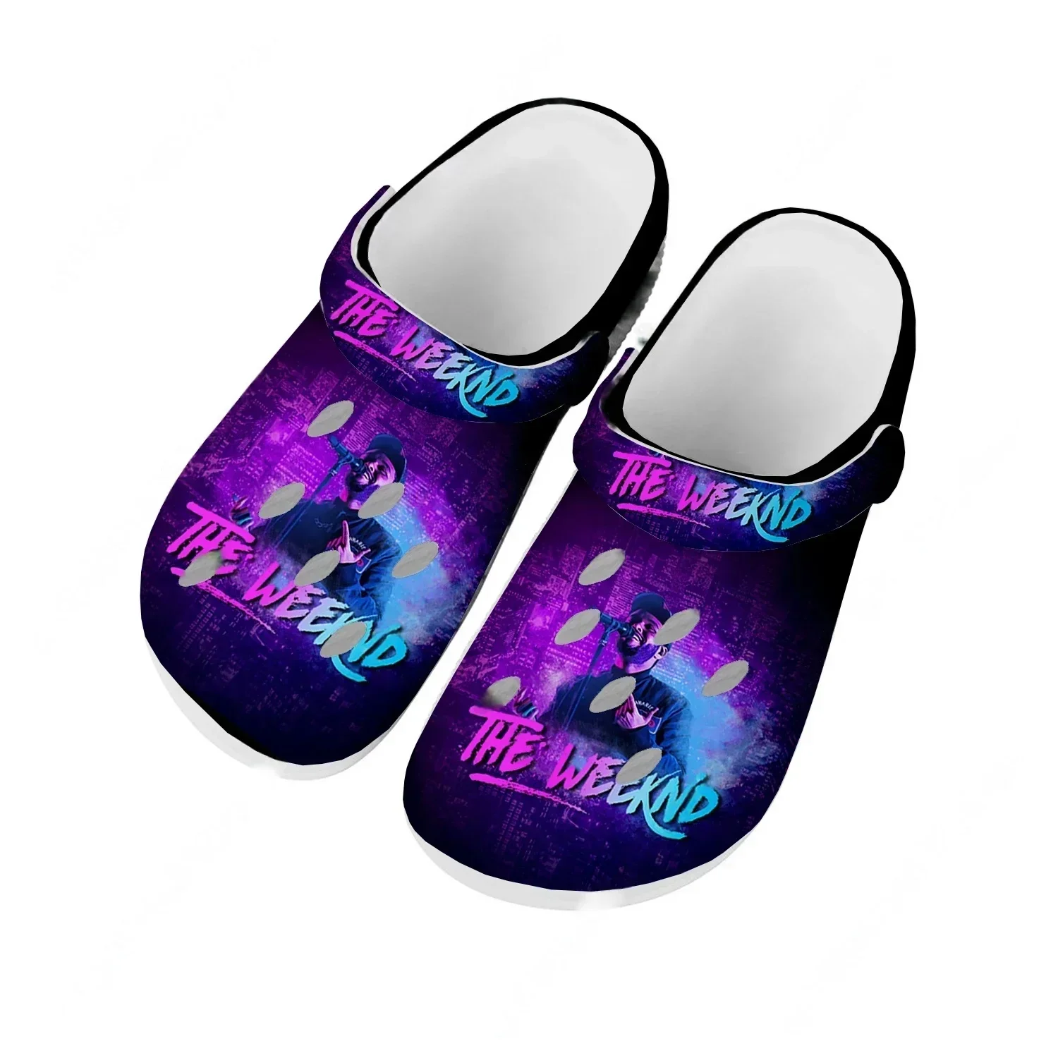 The Weeknd Water Shoes Mens Womens High Quality Fashion Home Garden Clogs Customizd Sandals Beach Breathable Hole Slippers