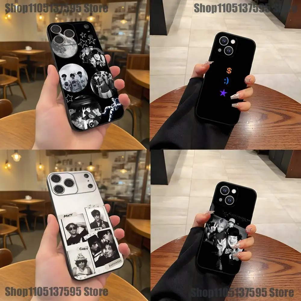 

Sturniolo Triplets Phone Case For iPhone 17,16,15,14,13,12,11,Pro,XS,Max,XR,Plus,E,SE4,Mini Black Soft Cover