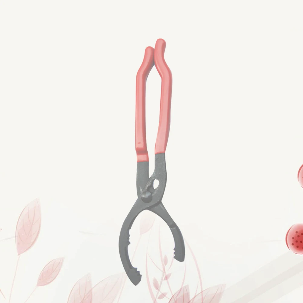 

Oil Filter Wrench Sturdy Repair Tool Clamp Type Pliers Durable Dip Plastic Handle Anti Skid Design Efficient Oil Grid Removal