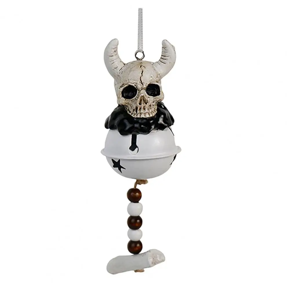Realistic Halloween Bell Halloween Party Bell Halloween Jingle Bell Ornament Bull Skull Decoration Angel Wings Hanging Party