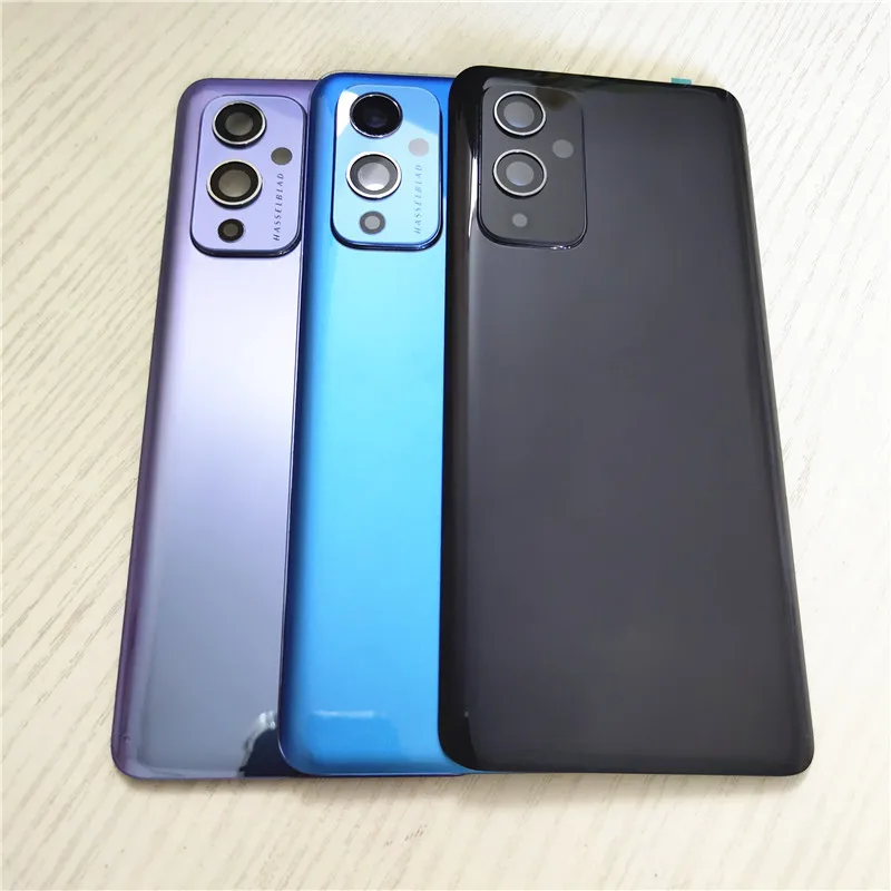 Rear Housing Cover For Oneplus 9 Back Door Battery Cover Glass Repair Replace Case