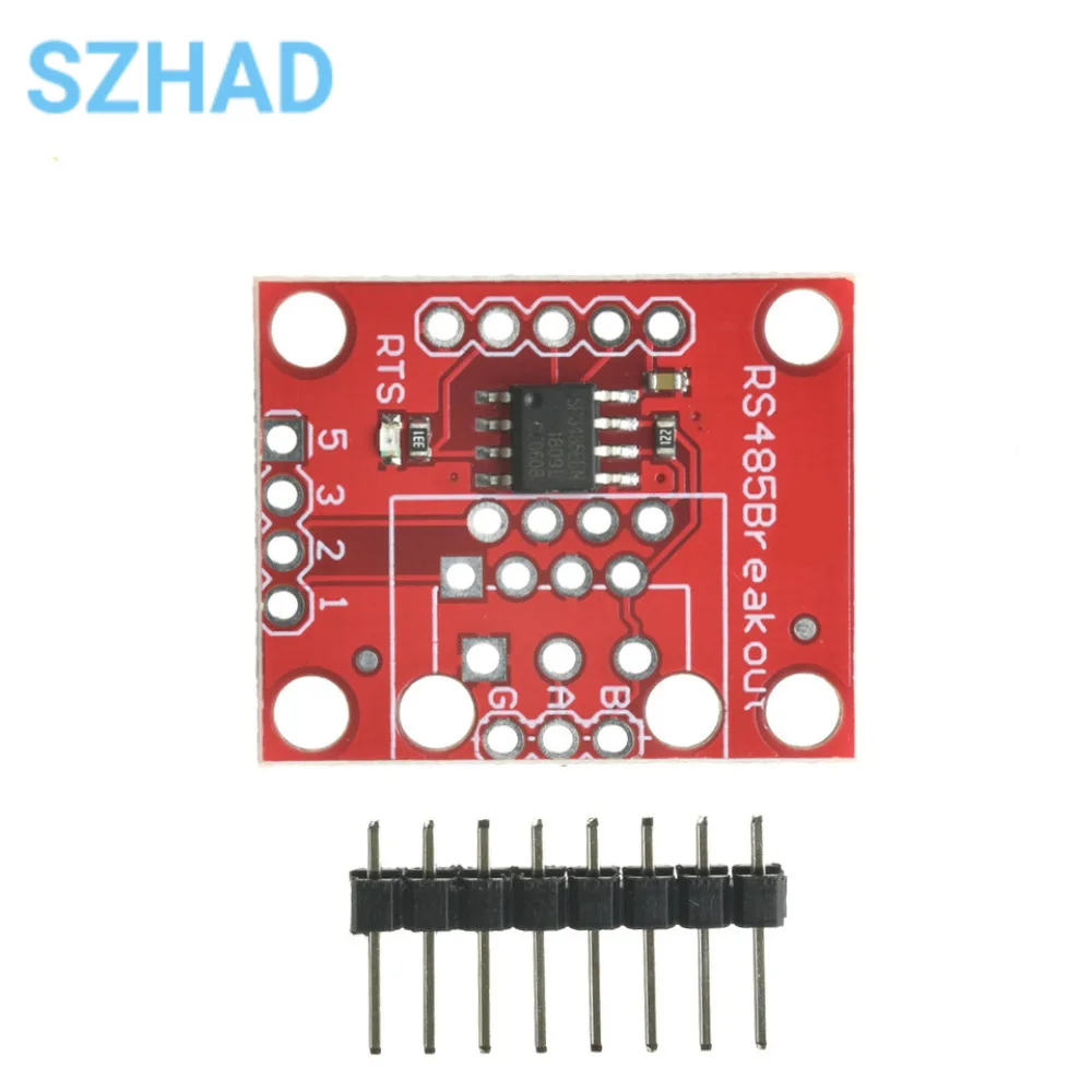 SP3485 RS485 to TTL Module, MAX485 Breakout Board for UART Communication Converter Industrial Control & IoT Systems