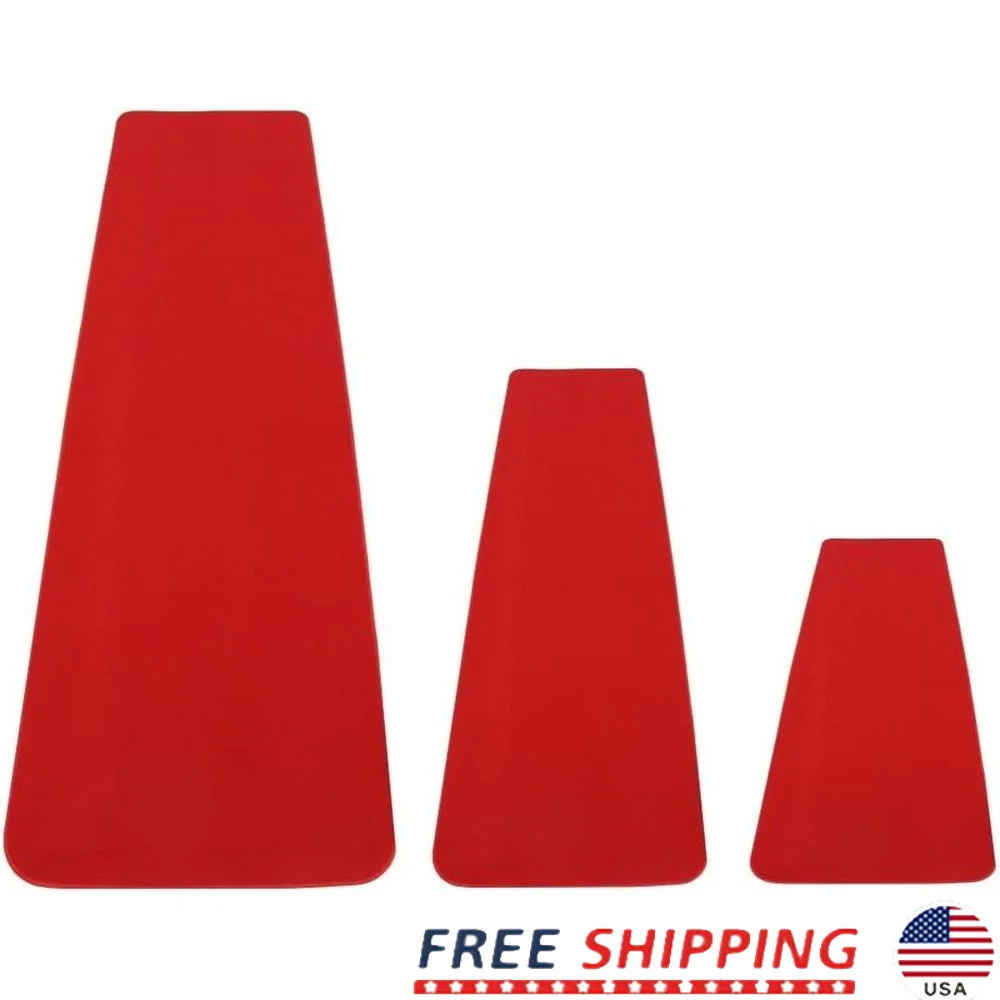 

Durable Red Carpet Aisle Runner Non-Skid Soft Premium Nylon Fabric 4x45 Indoor Outdoor Easy Clean Custom Sizes Available