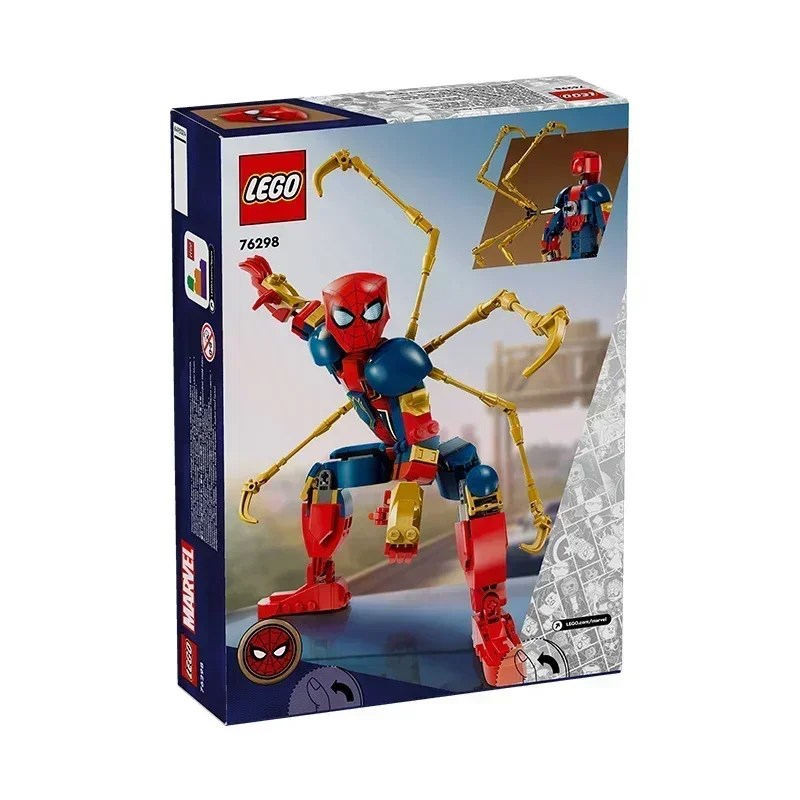 LEGO Super Heroes 76298 Steel Spider Man Assembly Doll giocattolo per bambini regalo per ragazzi e ragazze