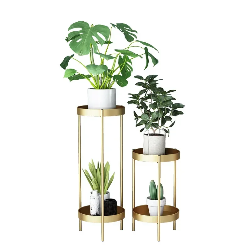

50cm Household Indoor Plant Stand Flowerpot Holder For Home Decor Holder Home Garden Indoor Display Plant Stand Shelf - Black