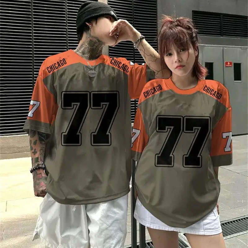 Fashion Short Sleeve Sports Basketball T-shirt For Men Lover Outdoor Breathable O-neck T Shirts 2025 Summer Couple Plus Tee Top image 3