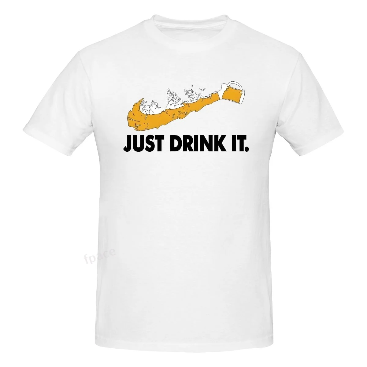 

JUST DRINK IT Men's Basic Short Sleeve T-Shirt
