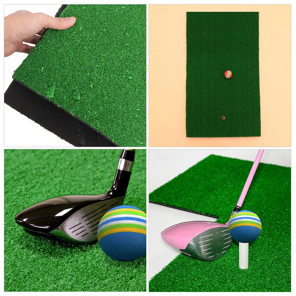 

5 Pcs/Set Golf Pad Indoor Practice Mat Accessories Artificial Practicing Pp Grass Exercise