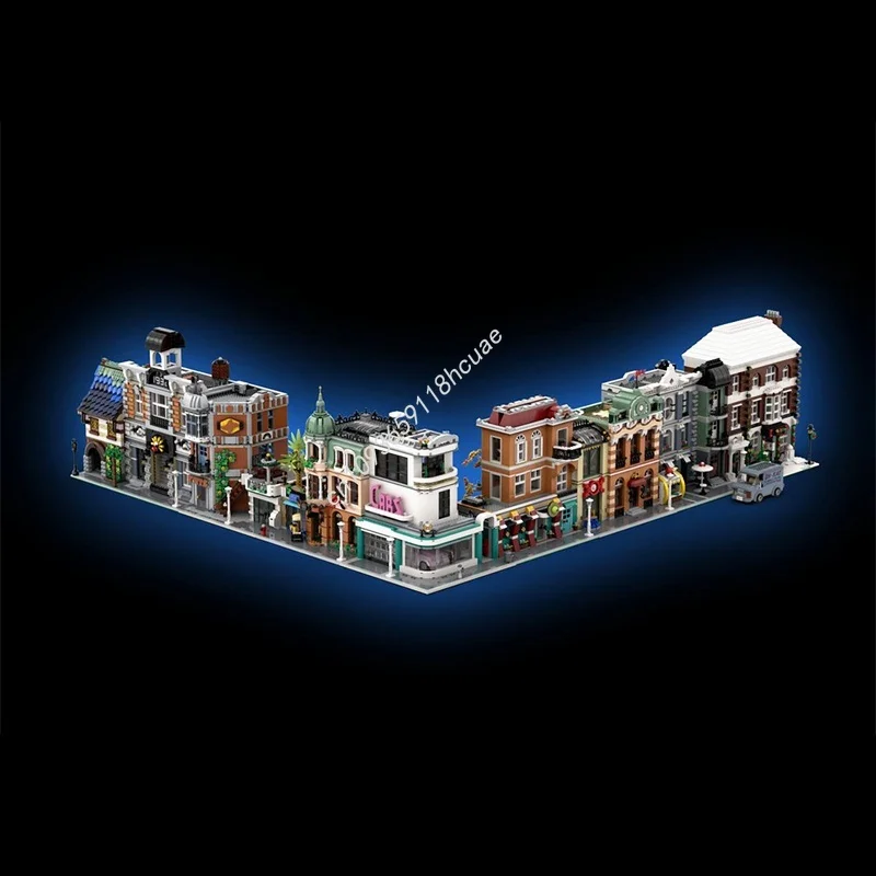 

20799 шт. MOC модульные альтернативные сборки модульная модель здания рождественские подарки блоки строительство DIY идея кирпичные игрушки для детей