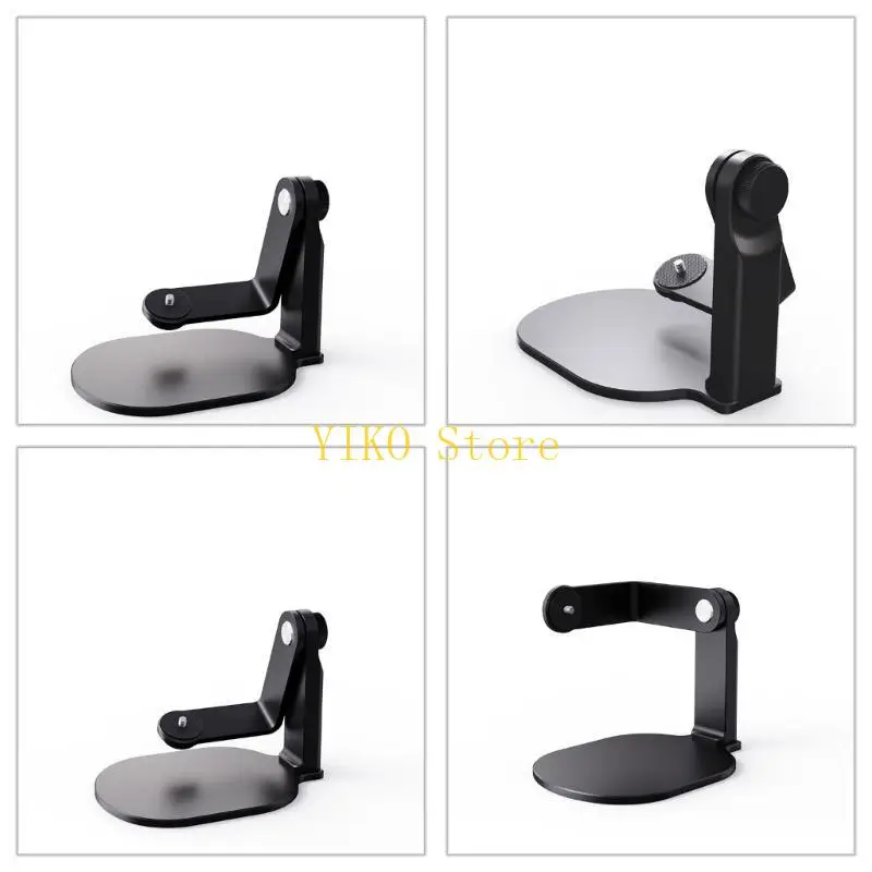 K32C Projector Desk Mount with 360°Rotation, Easy Tilt, and Secure 1/4Inch Screw