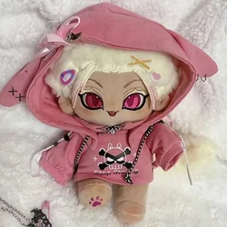 20cm Anime Blue L Shidou Ryuusei Kawaii Cosplay Plush Doll Body With Skeleton Cartoon Soft Plushies Model Toy Figures Gift