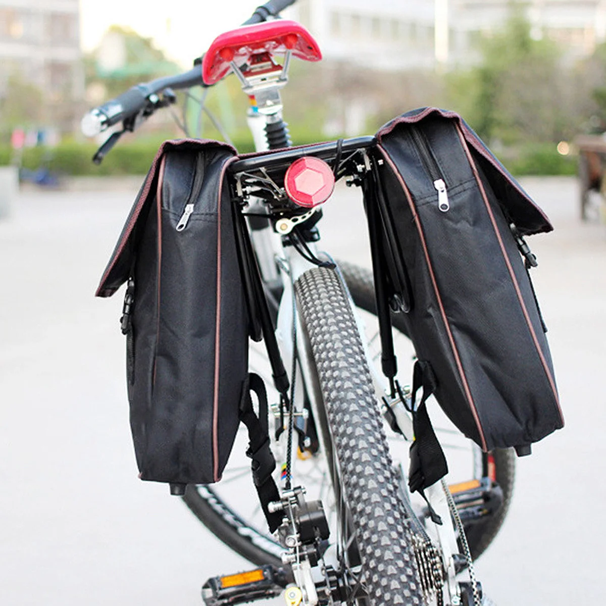 

Bicycle Saddle Bag Large Capacity Waterproof Seatpost Bags Side Tail Cycling Accessories for Mountain Road Folding Bikes Durable